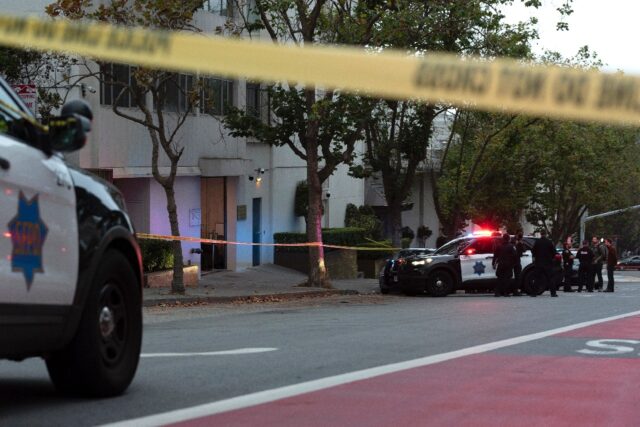 US police shot and killed the driver of a vehicle that ploughed into the Chinese consulate