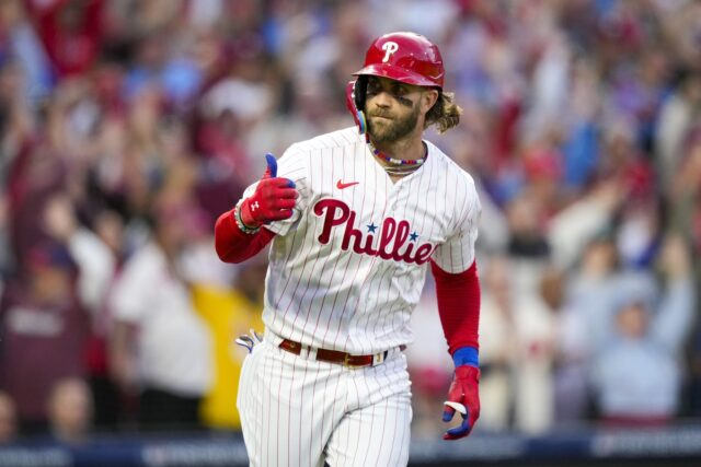 Las Vegas native Bryce Harper shines as Phillies aim for second straight  World Series