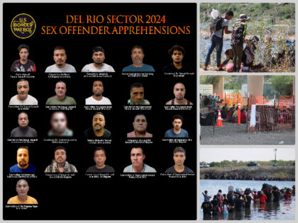 21 sex offenders arrested in Del Rio Sector. (Photos: U.S. Border Patrol and Randy Clark/Breitbart Texas)