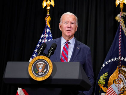 President Joe Biden speaks to reporters in Nantucket, Mass., on Friday, Nov. 24, 2023, abo