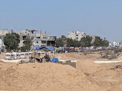 Aid trucks blocked by Hamas (COGAT / Twitter)