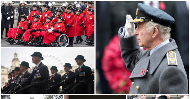Pictures: King Charles Leads Britain in Remembering Fallen War Heroes