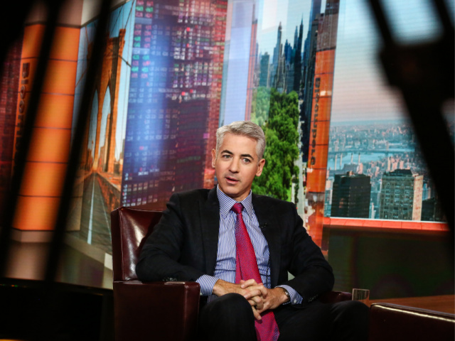 Bill Ackman, chief executive officer of Pershing Square Capital Management LP, speaks during a Bloomberg Television interview in New York, U.S., on Wednesday, Nov. 1, 2017. Ackman discussed his proxy fight at Automatic Data Processing. Photographer: Christopher Goodney/Bloomberg via Getty Images