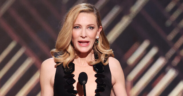 Actress Cate Blanchett Demands Ceasefire in Gaza, Pushes for Open Borders in Support of Migrants
