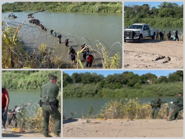 Border Agents Allow Migrants Through Texas Border Wire