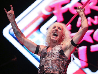 MEXICO CITY, MEXICO - JULY 23: Dee Snider singer of Twisted Sister performs during a show as part of the Corona Hell & Heaven Metal Fest at Autodromo Hermanos Rodriguez on July 23, 2016 in Mexico City, Mexico. (Photo by Hector Vivas/LatinContent via Getty Images)