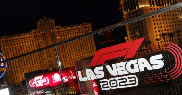 Watch: Formula One Grand Prix Car Shoots Flames Thanks to Bad Track Hazard on Las Vegas Strip