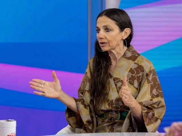 Justine Bateman on Monday, April 2, 2023 -- (Photo by: Nathan Congleton/NBC via Getty Imag