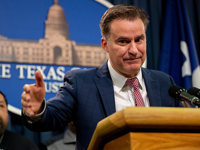 State Sen. Roland Gutierrez (D-TX) speaks during a news conference at the Texas State Capi