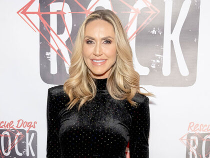 Lara Trump attends Rescue Dogs Rock NYC Cocktails for Canines at Versa on May 02, 2023 in New York City. (Photo by Michael Ostuni/Patrick McMullan via Getty Images)