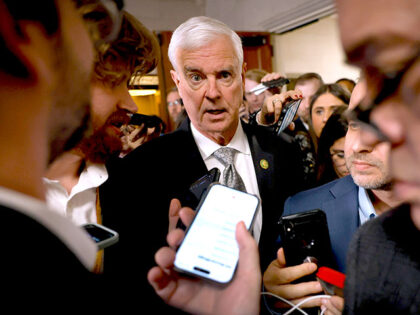 U.S. Rep. Steve Womack (R-AR) speaks to reporters as he leaves a House Republican conferen