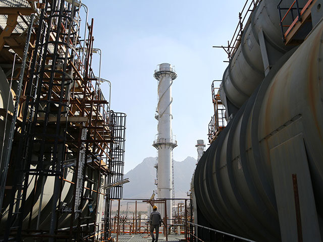 A general view of Isfahan Refinery, one of the largest refineries in Iran and is considere