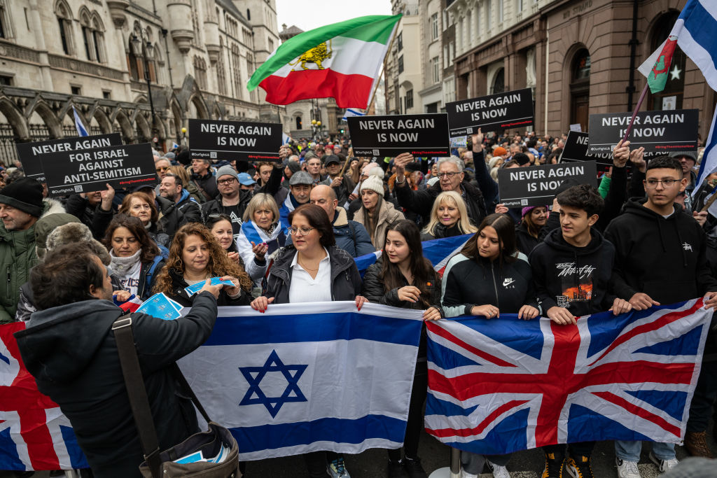 Tens of Thousands March Against Antisemitism Including Boris Johnson