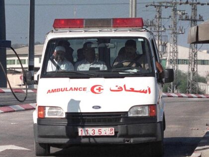 Red Crescent ambulance Gaza (Awad Awad / AFP / Getty)