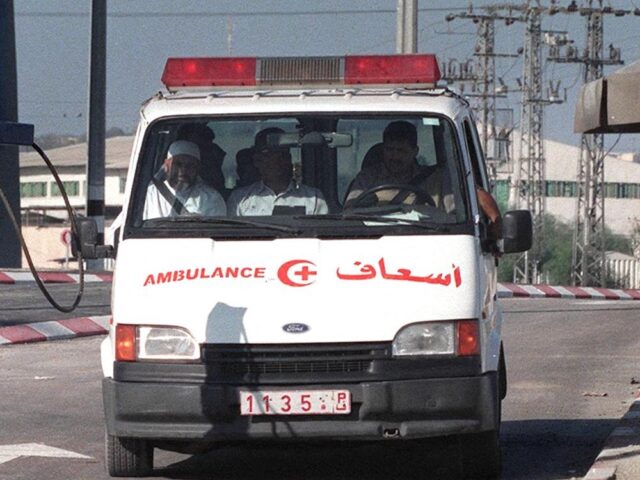 Red Crescent ambulance Gaza (Awad Awad / AFP / Getty)