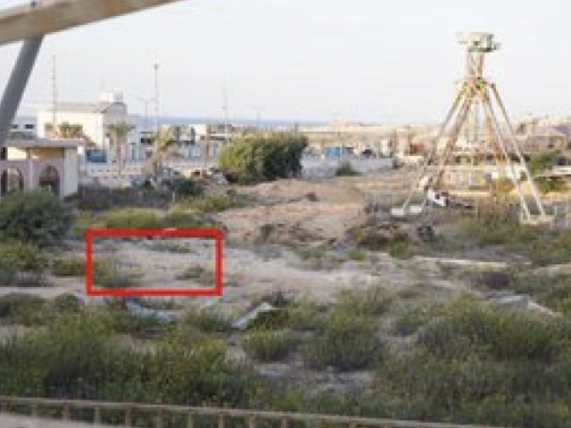 Rocket launcher on Gaza playground (IDF)