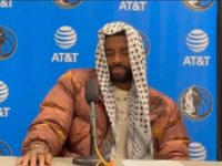 Mavericks Star Kyrie Irving Shows Up to Postgame Presser Wearing Palestinia