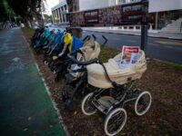 'Kill the Babies!' Anti-Israel Hecklers Taunt Jews at Stroller Protest