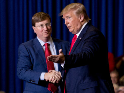 Tate Reeves and Donald Trump