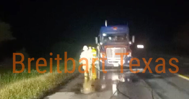 EXCLUSIVE PHOTOS: Cartel Gunmen in Mexico Attack Fuel Tankers near Texas Border