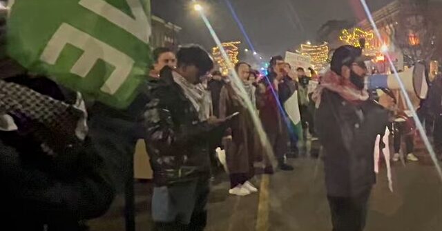 Watch — Pro-Palestinian Protesters Disrupt Xmas Tree Lighting in MI