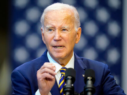 President Joe Biden speaks about his administration's economic agenda at Prince George's Community College, Center for the Performing Arts, Thursday, Sept. 14, 2023, in Largo, Md. (AP Photo/Alex Brandon)