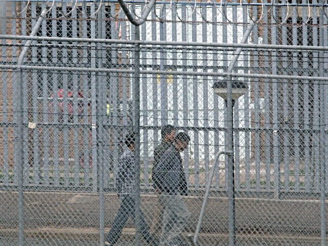 (AUSTRALIA OUT) The razor wire atop the fences surrounding the Villawood Detention Centre