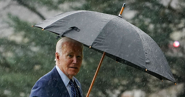 Poll: Biden Approval Rating Falls to Lowest Level Since He Took Office
