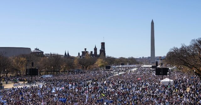 Watch Live: March for Israel Rally in Washington, DC