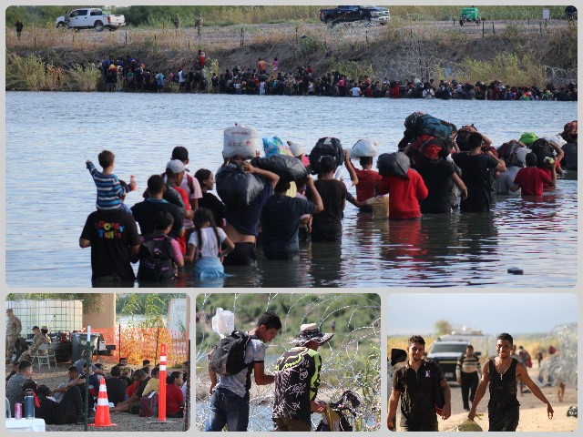 Exclusive: 500 Migrants Cross into Texas Border Town in Single Group - Vimarsana News