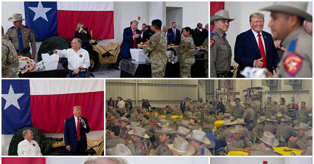 President Trump, Gov. Abbott Serve Thanksgiving Meals To Texas Border ...