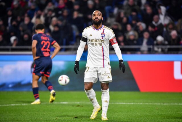 Alexandre Lacazette's disappointment at a missed scoring opportunity sums up another poor