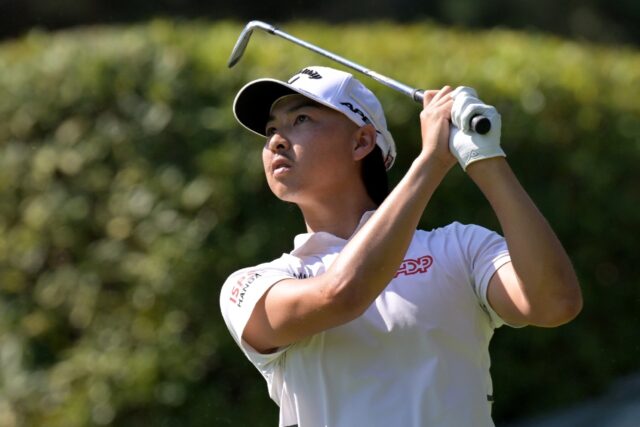 Australia's Min Woo Lee was the third round leader at the Australian PGA Championship