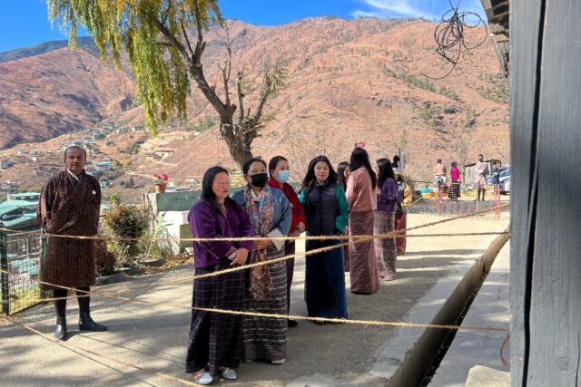 Bhutan voted Thursday in primary polls to choose the top two political parties who will co