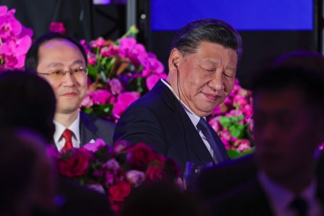 China's President Xi Jinping gained a platform to address businesses on the sidelines of t