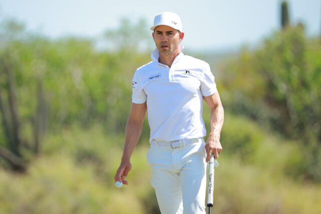 Colombia's Camilo Villegas holds the 36-hole lead in the US PGA Tour's World Wide Technolo