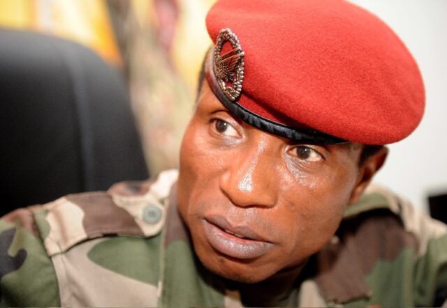 Former Guinean dictator Moussa Dadis Camara was taken out of prison on Saturday morning by