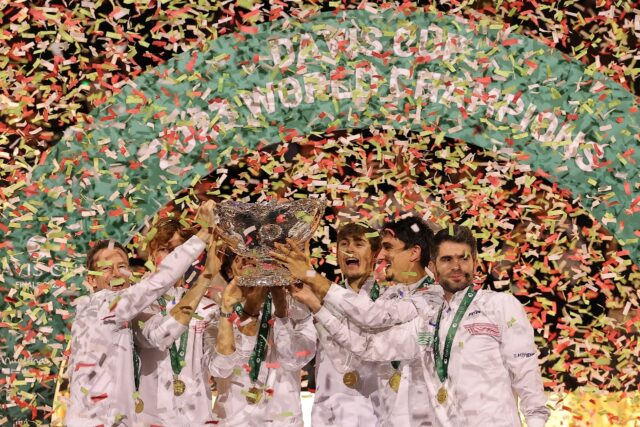 Italy beat Australia to win the Davis Cup for the first time in 47 years
