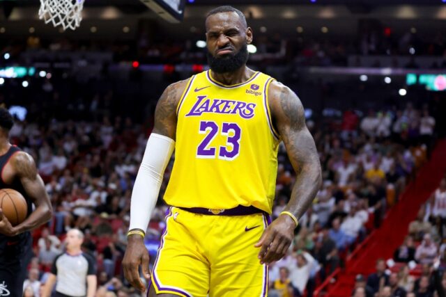 Los Angeles Lakers star LeBron James was set to miss his first game of the NBA season afte