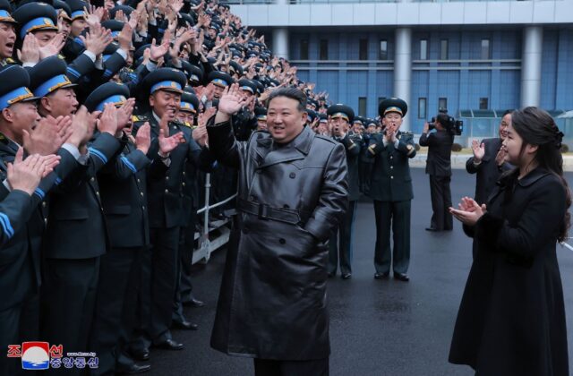 North Korean leader Kim Jong Un celebrated a "new era of a space power", state media said