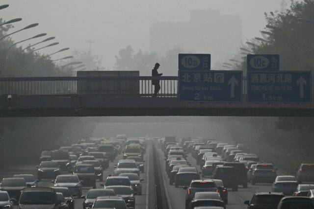 Pollution has been classified as "severe" in some areas has lowered visibility to less tha