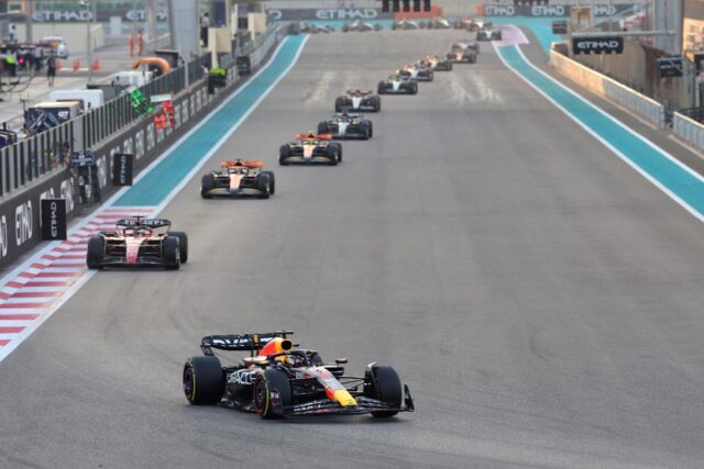 Red Bull's Max Verstappen was so far in front of the rest of the pack he won 19 of the sea