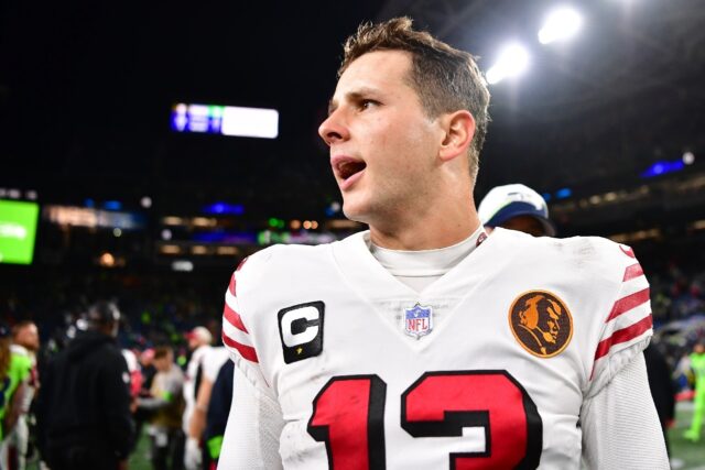San Francisco's Brock Purdy leads the 49ers into Philadelphia, where he was hurt last seas