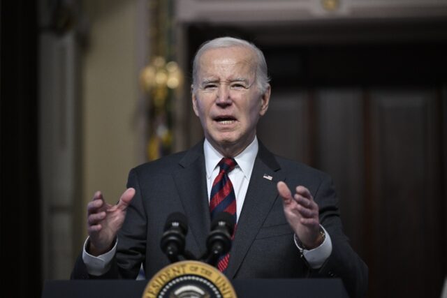 US President Joe Biden spoke at the White House on Monday