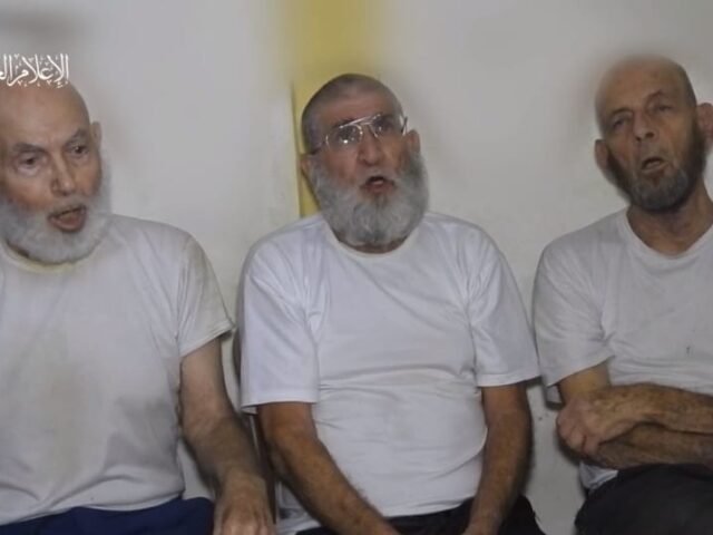 3 hostages (Hamas Telegram via Jerusalem Post)