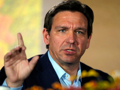 Republican presidential candidate Florida Gov. Ron DeSantis speaks during the Family Leader's Thanksgiving Family Forum, Friday, Nov. 17, 2023, in Des Moines, Iowa. (AP Photo/Charlie Neibergall)