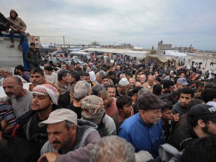 KHAN YOUNIS, GAZA, - NOVEMBER 22: The UNRWA distributes flour to Palestinian families in t