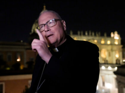 Cardinal Timothy Dolan, archbishop of New York, talks during an interview with the Associa