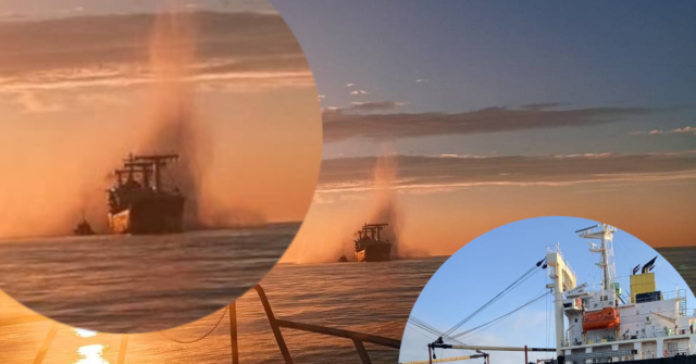 Cargo Ship Strikes Ukraine War Sea Mine