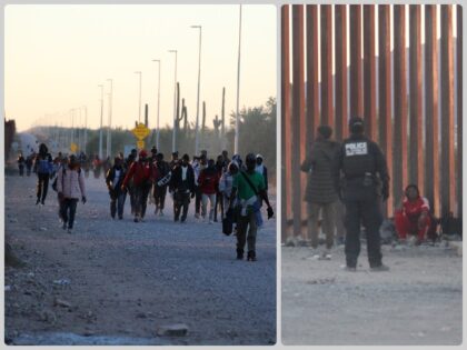 Migrants find CBP Officers in Lukeville, Arizona, instead of Border Patrol agents. (Randy